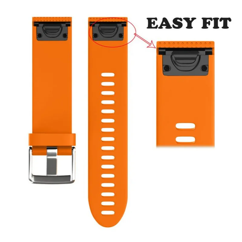 Best price East fit Replacement Silicagel Soft Quick Release Kit Band Strap For Garmin Fenix 5S GPS Watch | Электроника