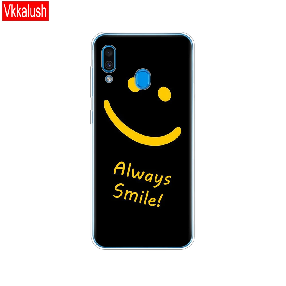 80295 Силиконовый чехол Sfot для Samsung Galaxy A20, чехол A20E, чехол для Samsung A20 A 20, A205F, A20E, A202F, защитный чехол, полностью 360 - Цвет: 80295