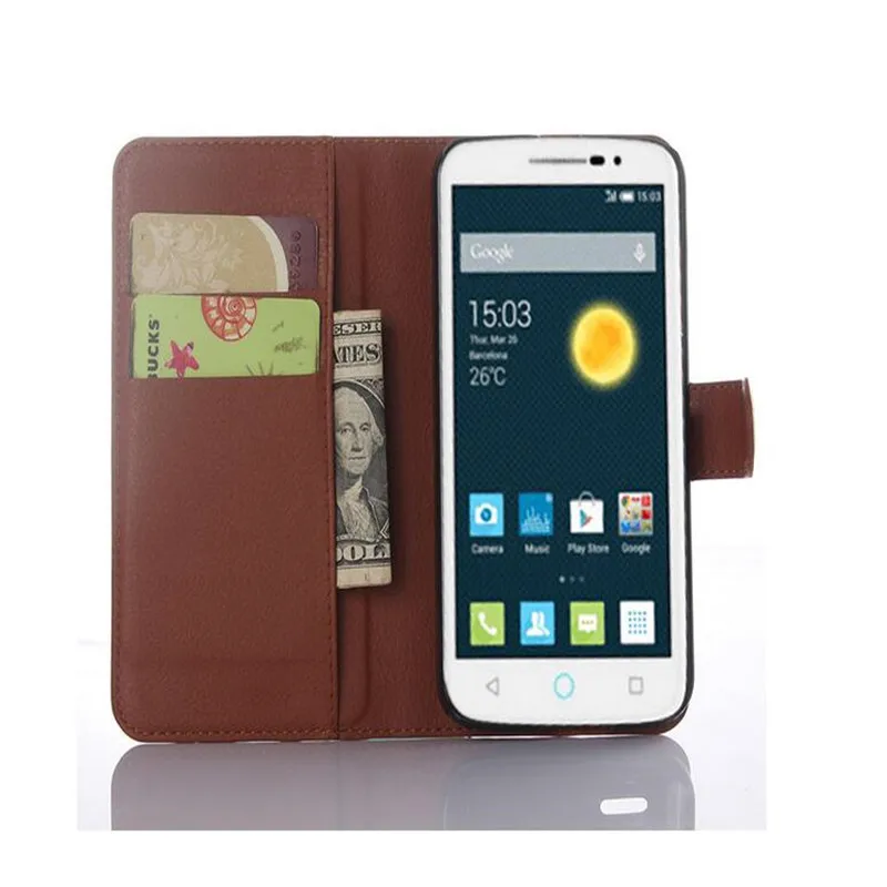 Effelon для Alcatel One Touch POP 2 чехол кошелек стильный книжка телефона подставка слот