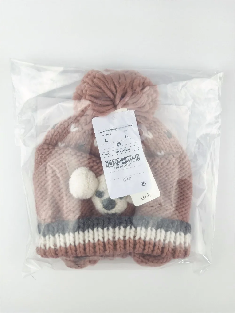 spring autumn winter cartoon smile face lovely baby girl child children's 3 month to 24month hand made knitted hat caps beanie | Детская