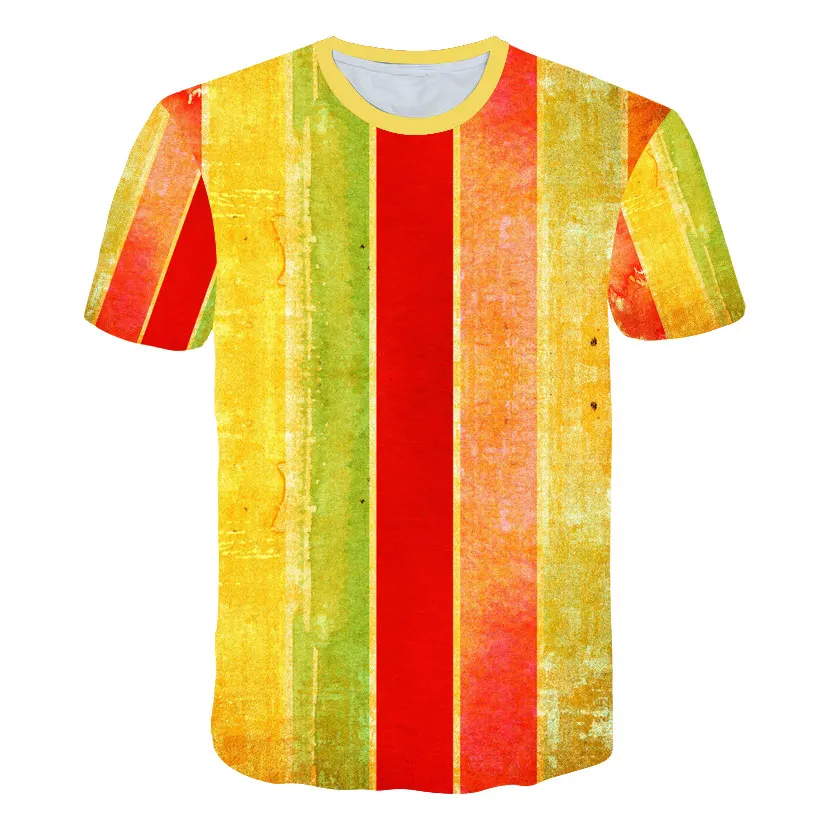 Новые модные летние стильные женские футболки мужские 3d печатные полосы флаг