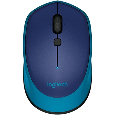 Blue without package Logitech M336 Беспроводной Bluetooth Мышь с красочными 1000 точек/дюйм для Windows 7/8/10, Mac OS X 10,8, Chrome OS Android 3,2 - Цвет: Blue without package