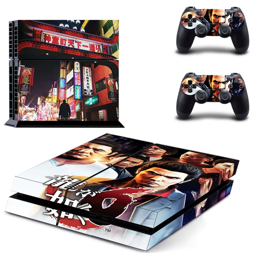 Рю ga Gotoku 6 Inochi no Uta Обложка из игры для наклейка PS4 Стикеры Игровые приставки 4 и 2