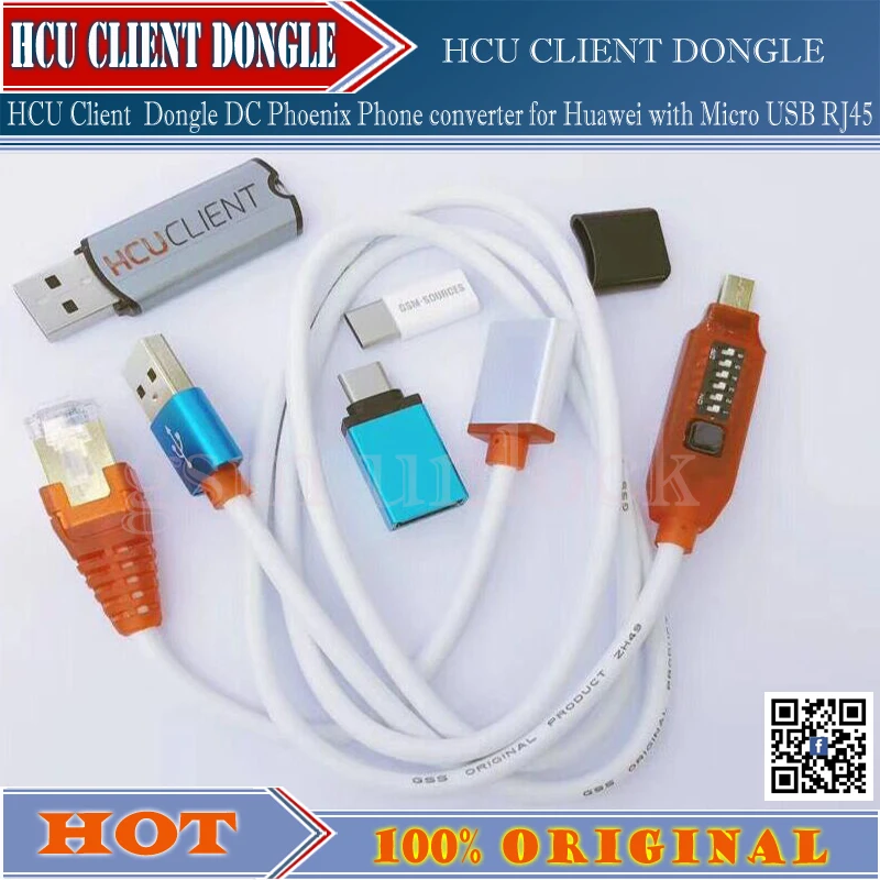 

the Newest HCU Dongle +DC Phoenix Phone converter forHuawei with Micro USB RJ45 Multifunction boot all in 1 cable