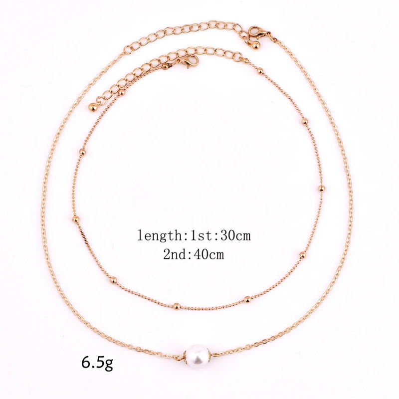 Новое милое красивое ожерелье многослойное из бисера Кулон искусственного