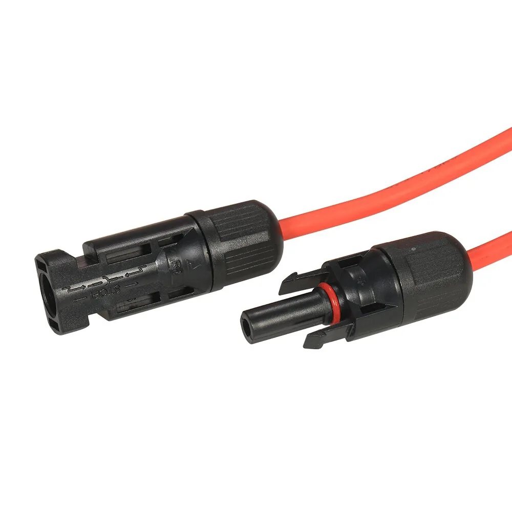 1 пара 10 футов черный + красный 10awg Стандартный тросик с женским и мужским