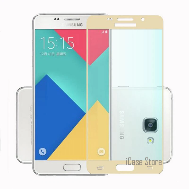 Полностью покрывающее закаленное Стекло для samsung Galaxy A3 A5 A7 2017 J5 J7 J3 2016 Prime S6 S7 C5 C7