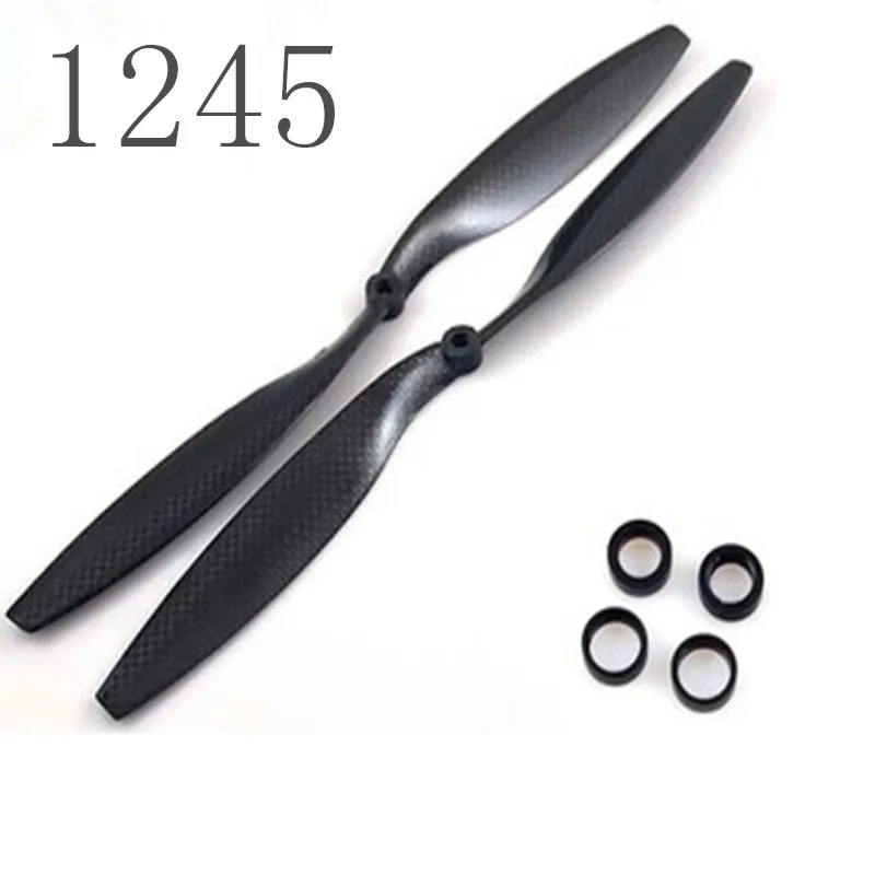 4 шт. 2 пары 1245 3K карбоновый Пропеллер CW CCW 12x4 5 CF лопасти реквизит для RC Quadcopter Hexacopter