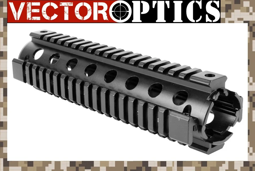 Вектор Оптика тактическая средняя длина 2 Piece RIS Handguard Picatinny Quad Rail Mount 8 5 ''fit. 223 rem