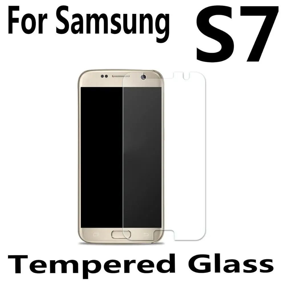 For Samsung S7 9H 2.5D Закаленное стекло для samsung Note 2 3 4 5 пленка Взрывозащищенная Защита экрана для samsung Galaxy S2 S3 S4 S5 S6 S7 пленка - Цвет: For Samsung S7