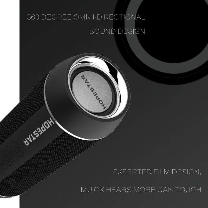 Переносной Bluetooth сабвуфер HOPESTAR P11 водонепроницаемый внешний аккумулятор с низким