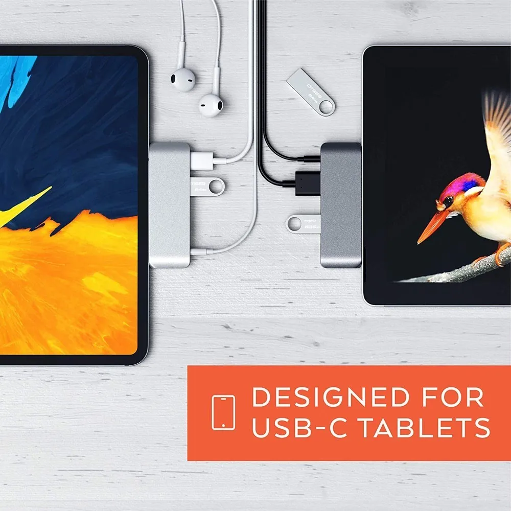 USB C концентратор адаптер с TYPE зарядка PD 4 K HDMI 3 0 5 мм наушники 2018 iPad Macbook Pro SAMSUNG S8 S9
