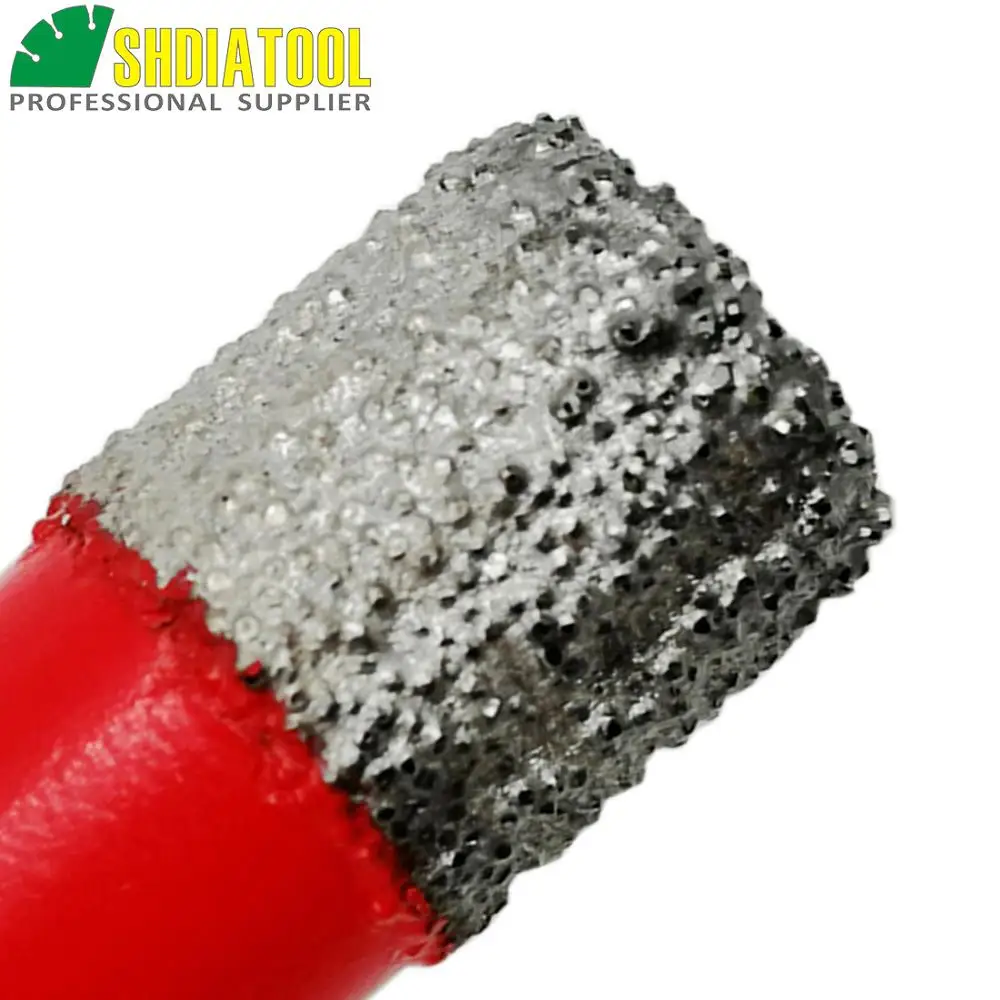 SHDIATOOL 3 шт./компл. 6 + 8 10 мм M14 ВАКУУМНОЙ ПАЙКИ Diamond бурения коронки сухой биты