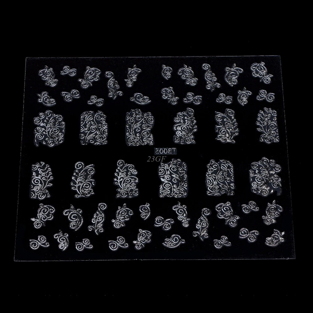 1 лист стикеры 3D на ногти Nail Art наклейки украшения штампы маникюрные DIY TB005