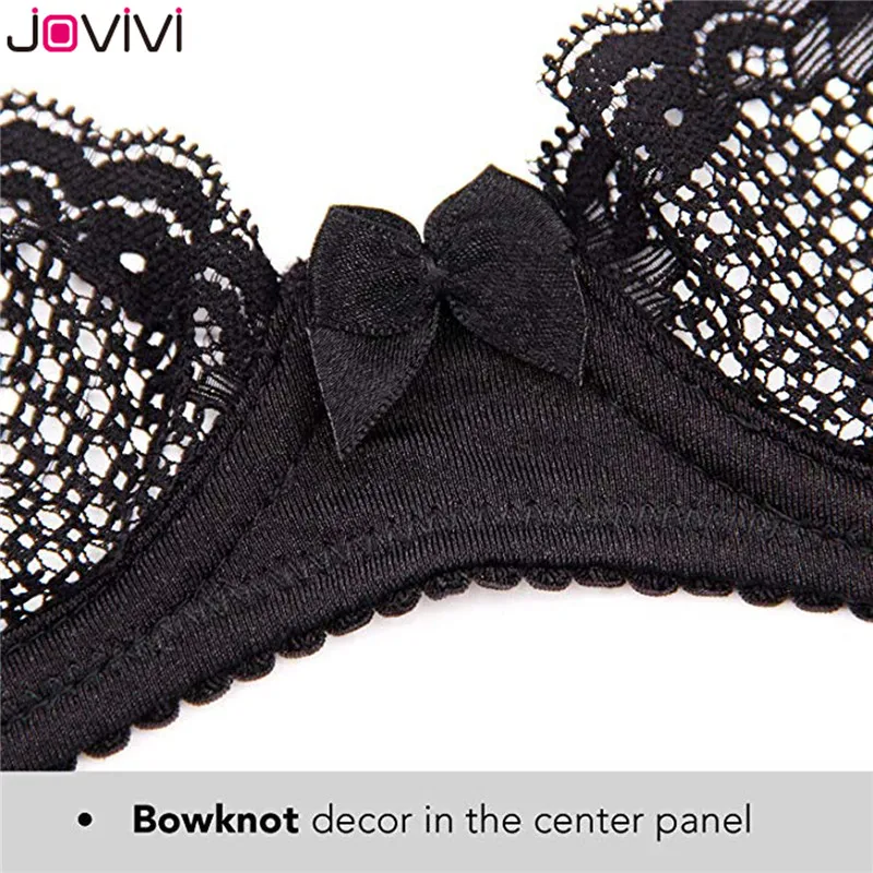 Jovivi новинка 1 шт. женский сексуальный кружевной бюстгальтер сетчатый нежный на
