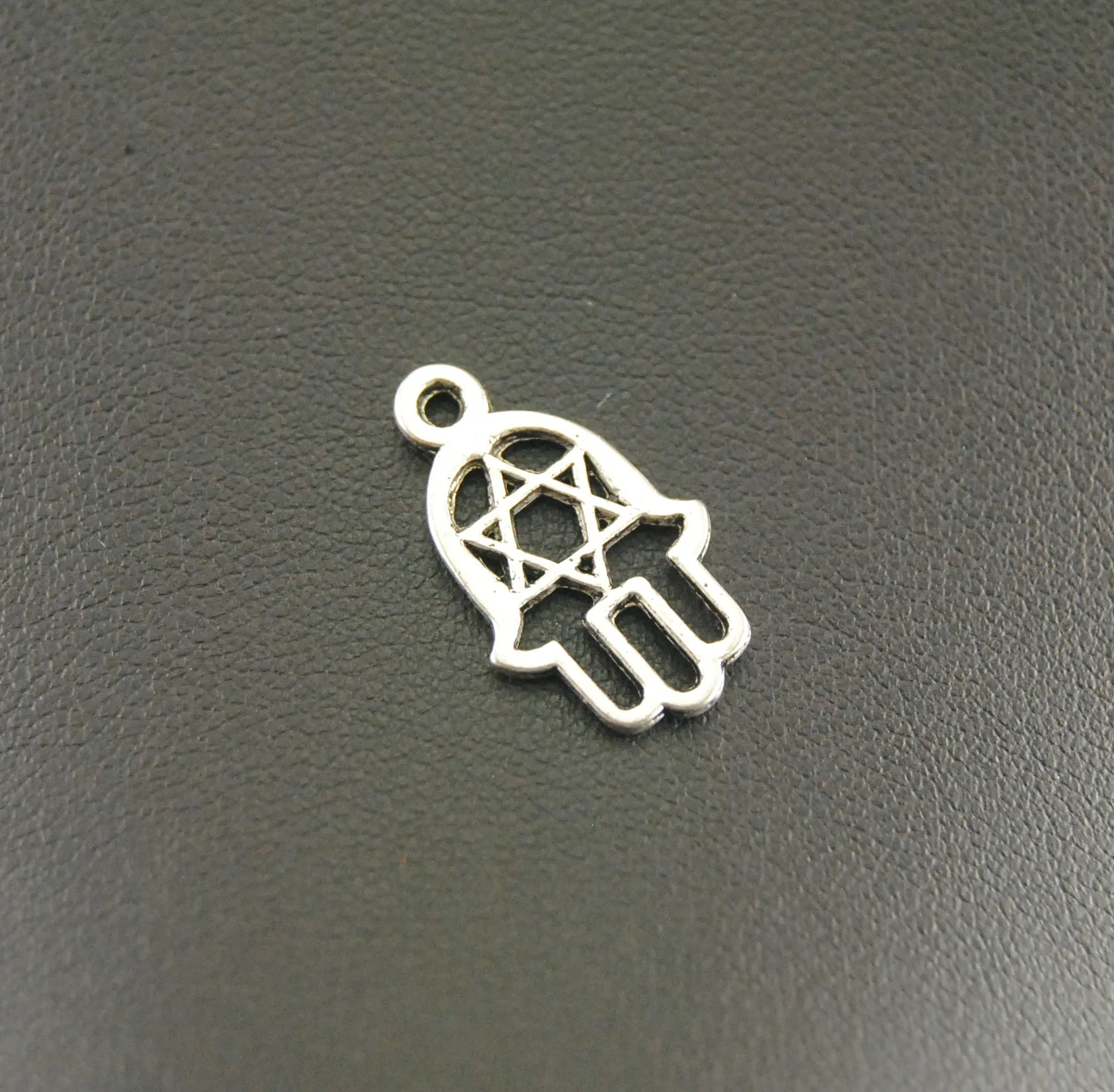15 Pcs Silver Color Fatima Hand Charms Jewellery Pendant For Bracelet Necklace 21x17mm A854 | Украшения и аксессуары