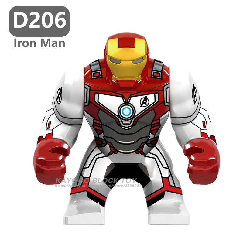 LegoINL большой Бэтмен Мстители 4 endgame Железный человек Халк Бастер танос войны