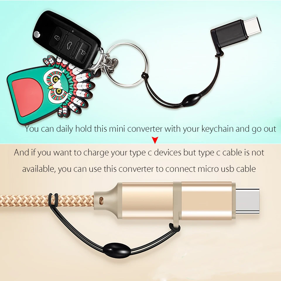 Адаптер USB Type C для Samsung Galaxy A3/A5/A7 2017 S8/S9/Plus Note 8 кабель переходник с Micro Мама на