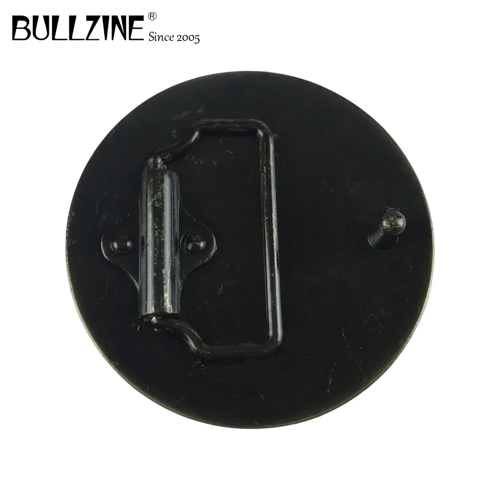 Ковбойские джинсы Bullzine в западном стиле с кельтским узлом, Подарочная пряжка для ремня с оловянной отделкой, FP-02977-1, Ширина ремня 4 см, Прямая поставка