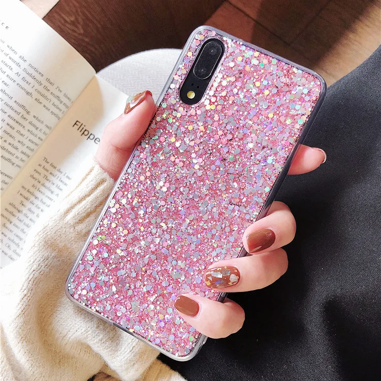 Phone Case for Xiaomi Mi A1 A2 Lite Redmi 4A 4X Note 4 5A 5 Plus 6 Pro 6A S2 Pocophone F1 Silicone Glitter Crystal Sequins Cases |