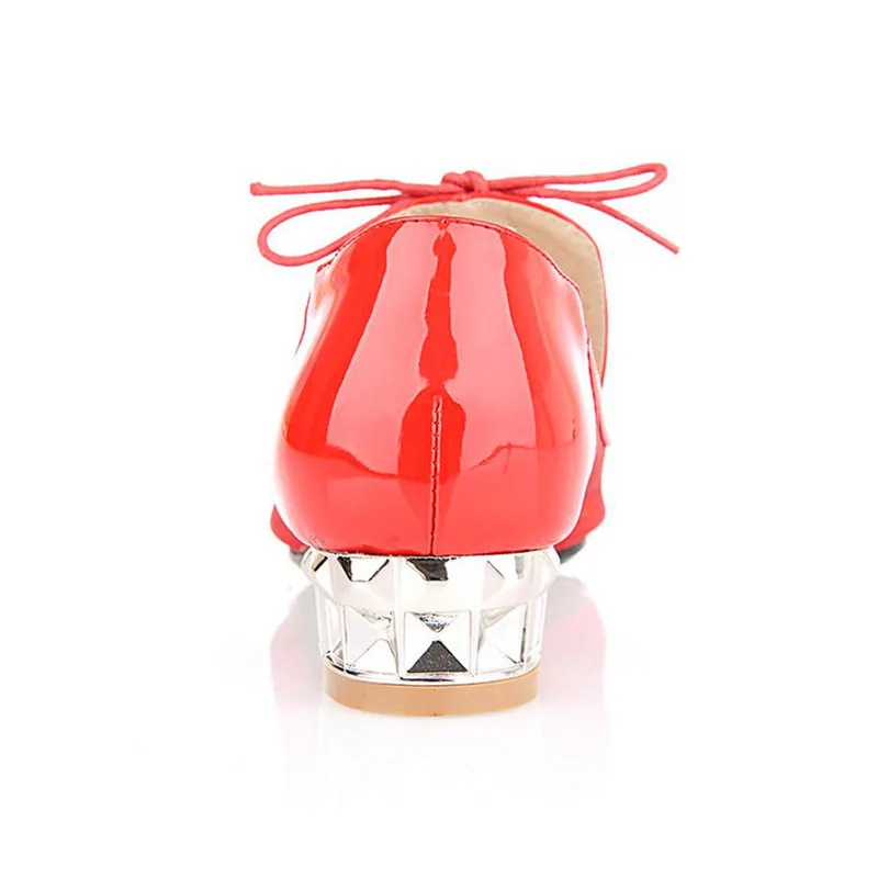 Туфли-лодочки женские с острым носком на шнуровке размеры 32-44 | Обувь