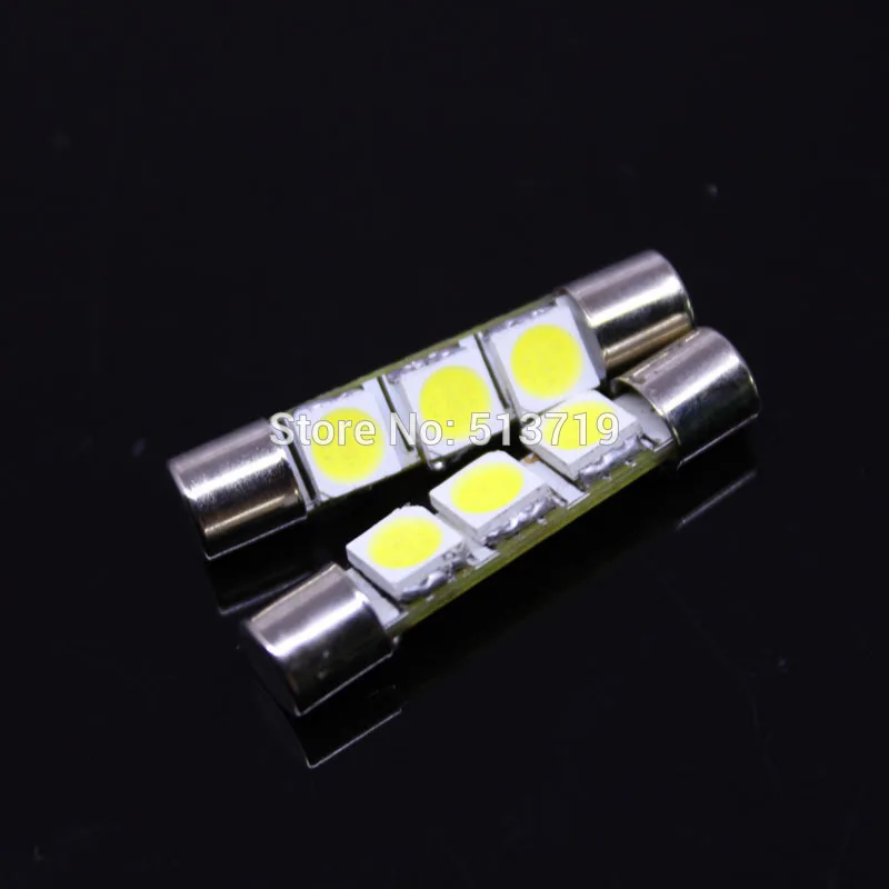 Dongzhen 1x козырек зеркало водить автомобиль источник света 6614 LED 28 мм 3 5050 авто лампы