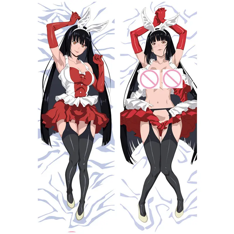 Аниме Kakegurui Twin, накидка для подушки, Jabami Yumeko Dakimakura Чехол сексуальная девушка 3D двухсторонняя постельные принадлежности обниматься тела чехол подарки - Цвет: Peach skin
