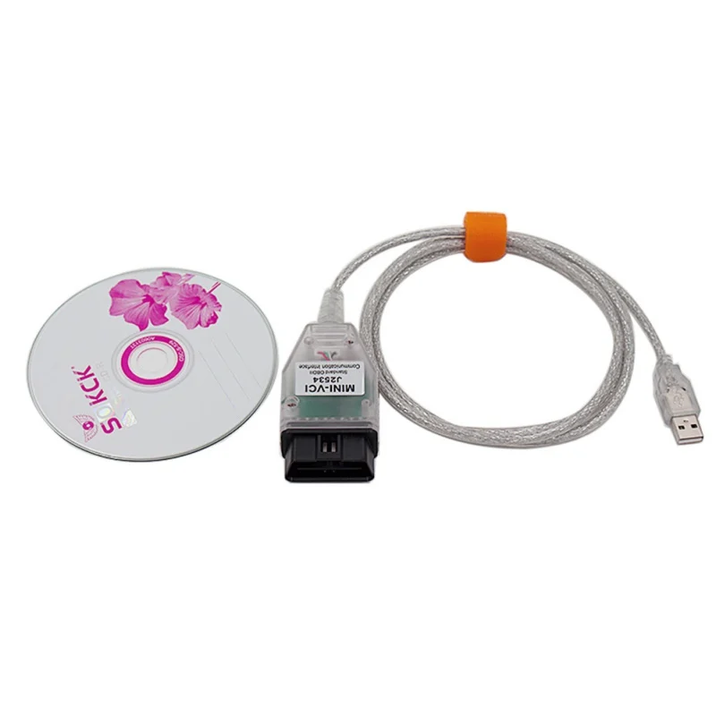 J2534 OBD2 Диагностический кабель MINI VCI интерфейс для TOYOTA TIS Techstream V13.00.022 FT232RL