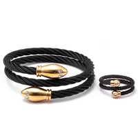 vintage black snake chain link charm bracelets men women fashion jewelry stainless steel female sporty wrap bracelet femme