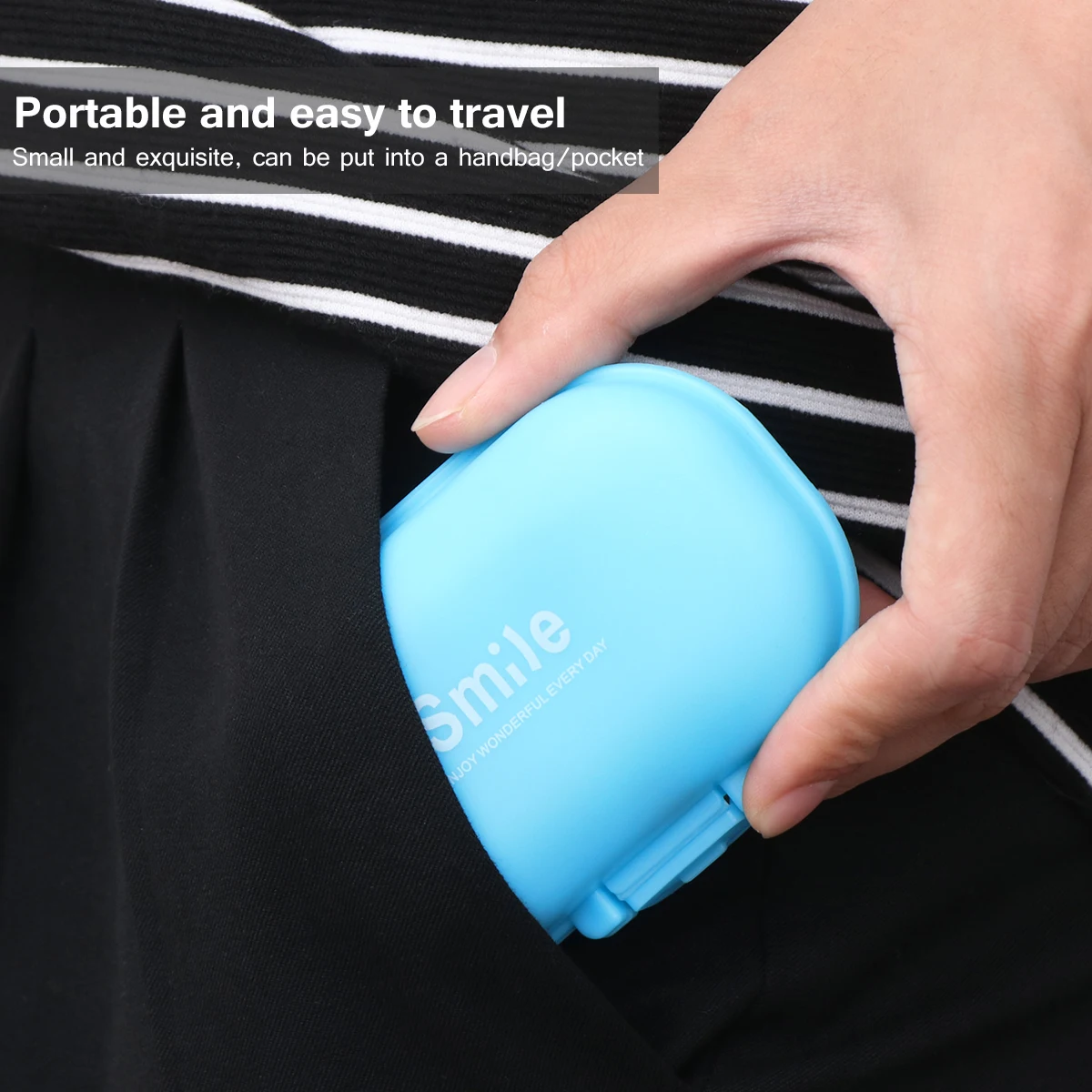 1 шт. мини-пилюля Портативный 4 отсека держатель для таблеток медицинский