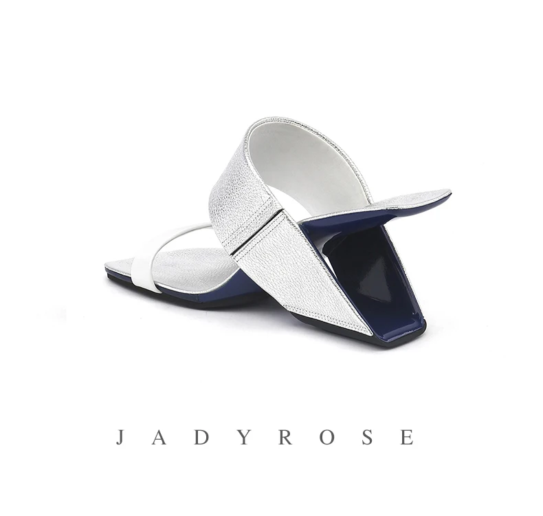 Jady Rose/Новинка года; летние женские шлепанцы; босоножки на необычном каблуке; обувь на танкетке; женские шлепанцы на высоком каблуке; сандалии-гладиаторы