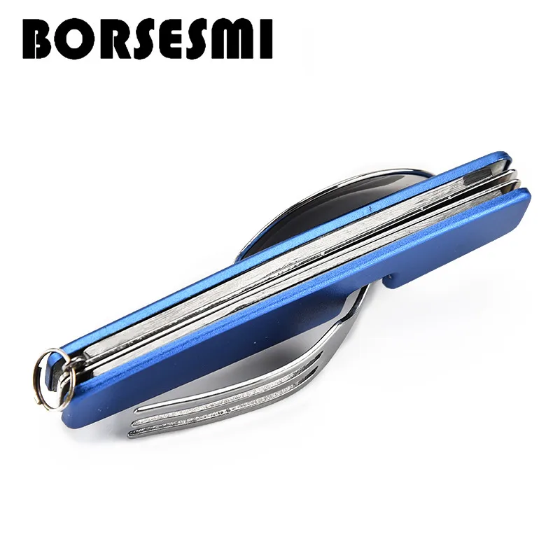 Горячая Распродажа карманный нож вилка для кемпинга ложка многофункциональные