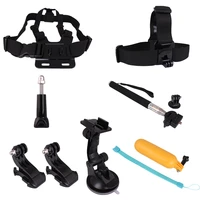 andoer 7 in 1 accessories set kit with chest strap head strap monopod mount kit for gopro hero 1 2 3 3 4 action camera