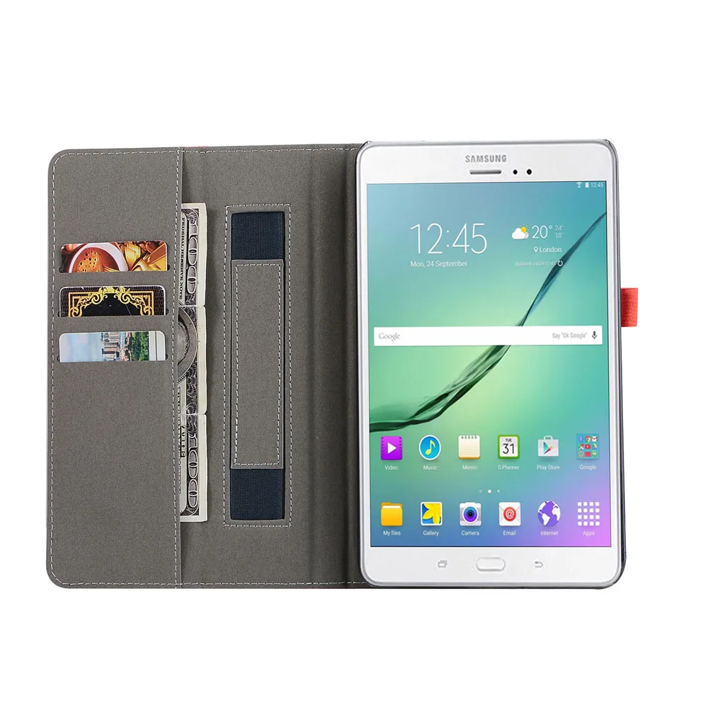 Искусственная кожа s для Samsung Galaxy Tab A 8 0 чехол sm t380 T385 2017 планшета|for samsung galaxy tab|tablet
