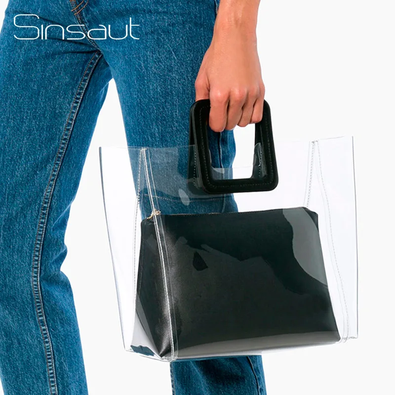 Sinsaut композитные сумки для женщин клатч Perspex модные потерпевших прозрачные