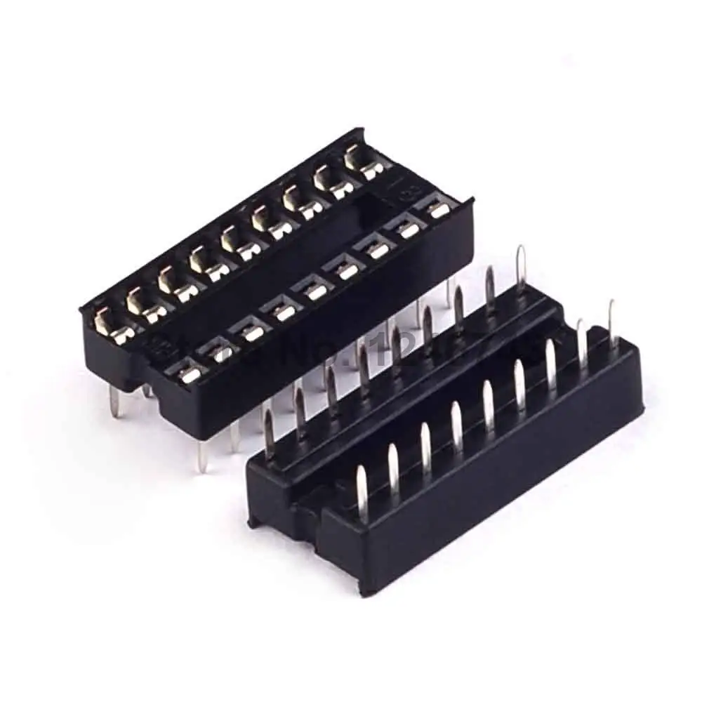 52 шт. 18Pin DIP ИС адаптер припоя тип розетки|socket adaptor|socket dipsocket ic |