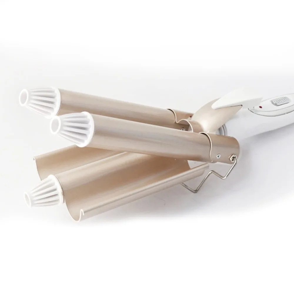 High Quality Professional 110-220V Hair Curling Iron Ceramic Triple Barrel Curler Waver Styling Tools Styler | Красота и здоровье