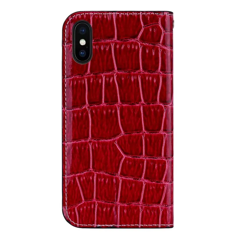 Чехол сверкающий с блестками для iPhone 11 Pro XS Max XR X Крокодил Аллигатор бумажник флип-чехол для Coque iPhone 8 7 6 6S Plus 5S SE чехол