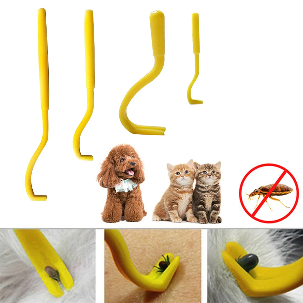 5 шт./компл. пластиковый крючок для удаления блох|Аксессуары собак| |