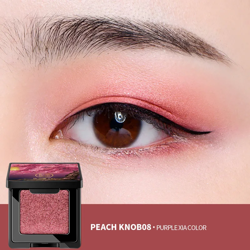 Peach knot 08 30 цветов, матовые тени для макияжа, блестящие тени для век, паллетта, Палетка, водостойкие пигмент, макияж, тени для век, деликатный макияж - Цвет: Peach knot 08