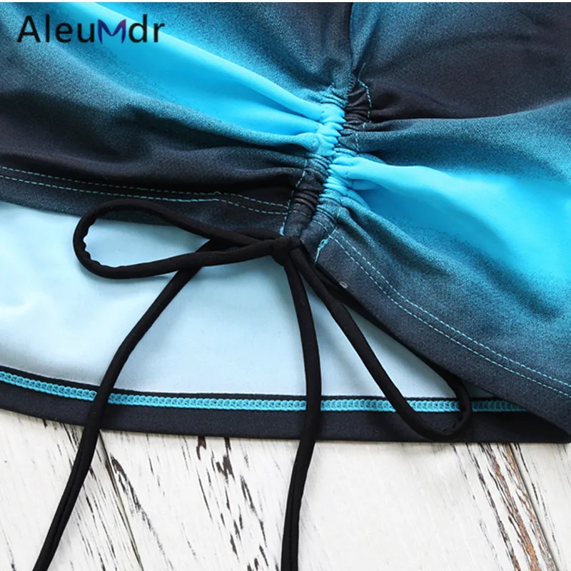 Aleumdr купальный костюм для женщин сексуальный пуш ап мягкий бюстгальтер танкини