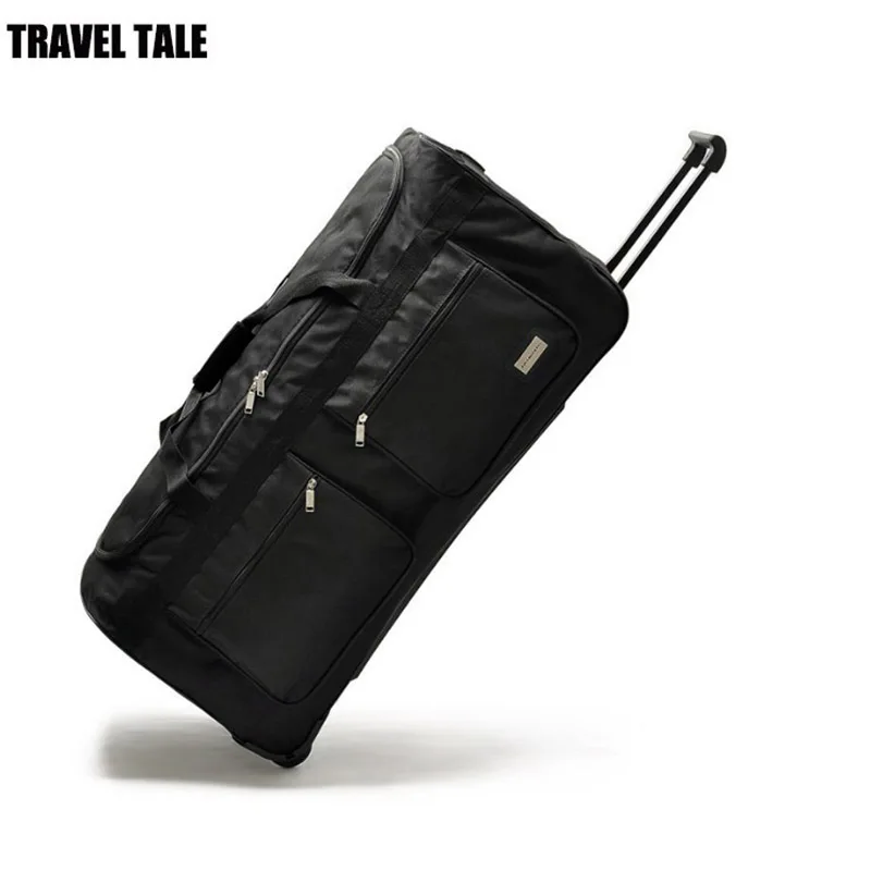 TRAVEL TALE 32/40 дюймов Водонепроницаемый большой Ёмкость чемодан на колесиках для
