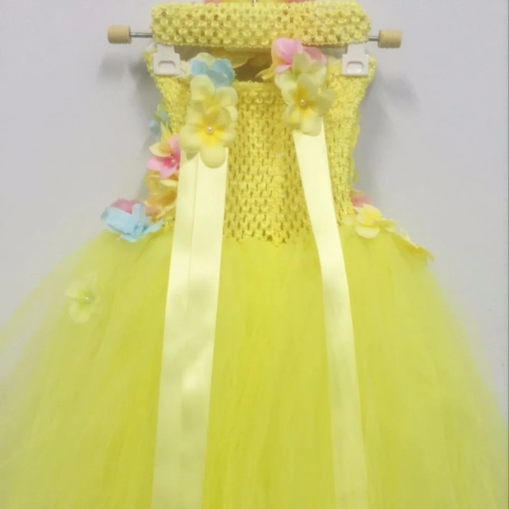 Платье принцессы Белль Сказочная балетная пачка детское платье нарядное