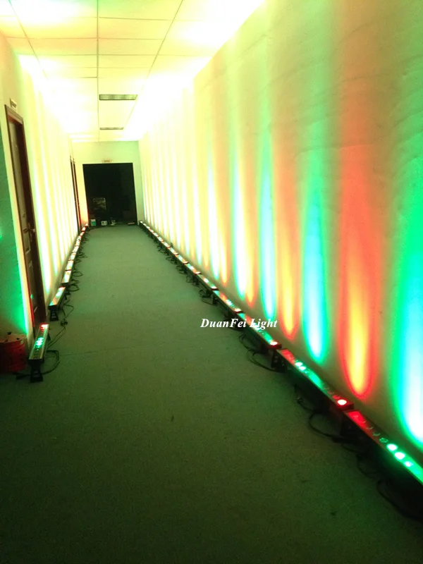 4 лот 14*30 Вт COB 3in1 rgb pixel led настенная шайба бар ip65 наружная Ландшафтная Светодиодная