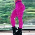 Розово-красные геометрические леггинсы тренировочные брюки с 3D принтом женские эластичные спортивные штаны для фитнеса зеленые тренировочные брюки с высокой талией