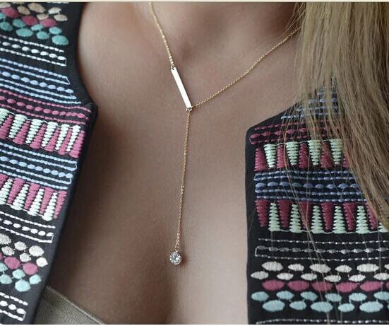 2014 горячее предложение Новая мода сплав цинка Фатима ручная цепочка бар ожерелье