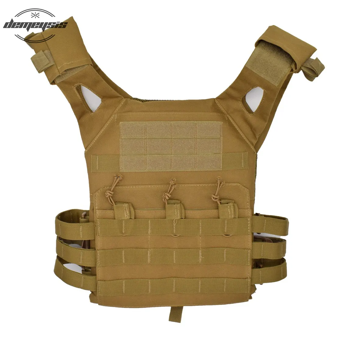 tan Армейский Тактический Жилет Molle, военный тактический жилет Airsof, защитный жилет CS для охоты, военный жилет для военных игр, жилет для улицы - Цвет: tan