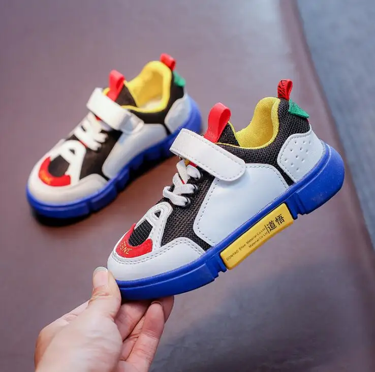 2019 autumn new children's sports shoes boys breathable mesh girls big children casual running kids sneakers 26-36 | Детская одежда