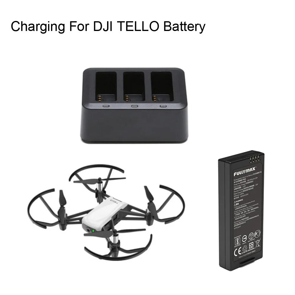 Зарядное устройство для DJI TELLO 3 в 1 зарядное дрона быстрая зарядка 20J Прямая