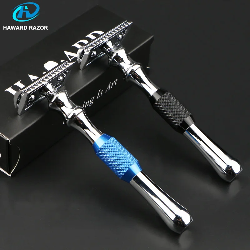 Безопасная бритва HAWARD из цинкового сплава ручная Мужская для личной гигиены